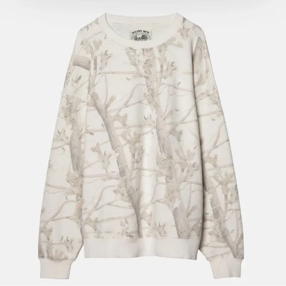 Dairy Boy Woodland Camo Sweatshirt - S - Picture 1 of 4